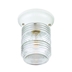 Builder's Choice One Light White Finished Ceiling Light