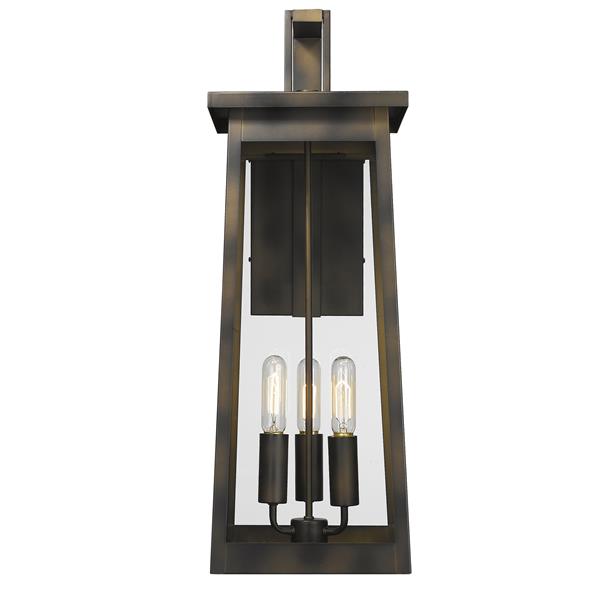 Alden 3-Light Oil-Rubbed Bronze Wall Sconce 
