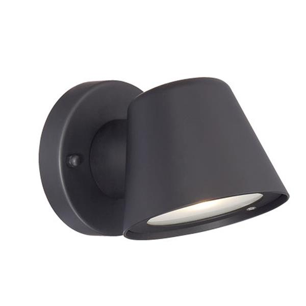 Integrated LED One Light Matte Black Finished Wall Sconce 