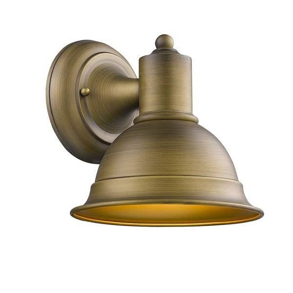 Colton One Light Raw Brass Wall Sconce 