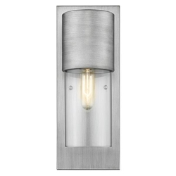 Cooper One Light Matte Nickel Finished Wall Sconce 
