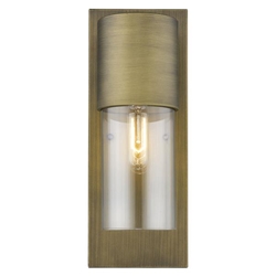 Cooper One Light Raw Brass Finished Wall Sconce 