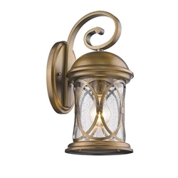 Lincoln One Light Antique Brass Wall Sconce 