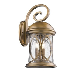Lincoln 3-Light Antique Brass Wall Sconce 