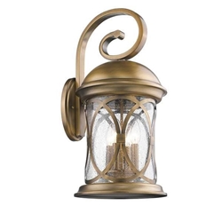 Lincoln 4-Light Antique Brass Wall Sconce 