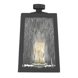 Hirche One Light Matte Black Finished Wall Sconce 