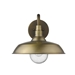 Burry One Light Antique Brass Wall Sconce with Glass Urn Shaped Globe - ACC1079