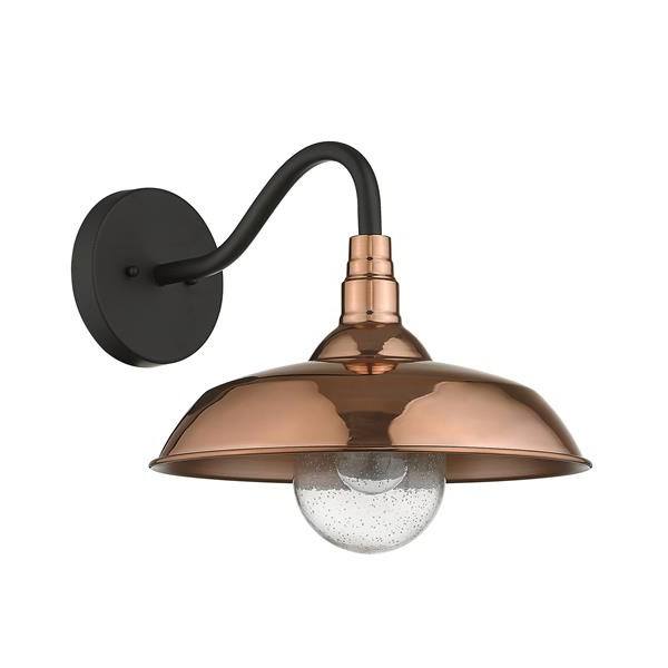 Burry Farmhouse Style One Light Copper Wall Sconce 