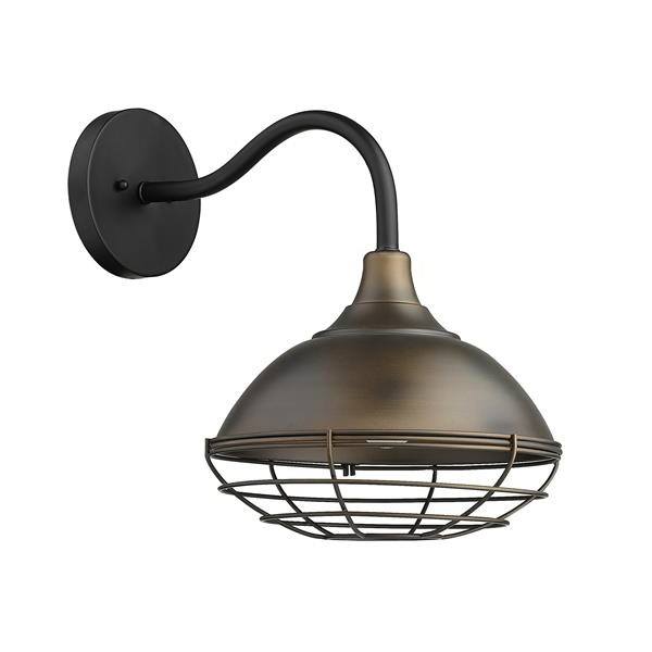 Afton One Light Oil-Rubbed Bronze Wall Sconce 