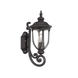 Laurens One Light Black Coral Finished Wall Sconce 