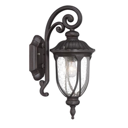 Laurens Classic One Light Black Coral Wall Sconce 
