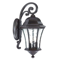 Waverly Traditional 3-Light Black Coral Wall Sconce 