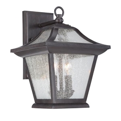 Aiken Two Light Black Coral Wall Sconce 
