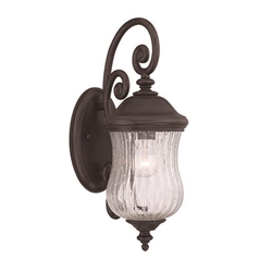 Bellagio One Light Black Coral Wall Sconce 