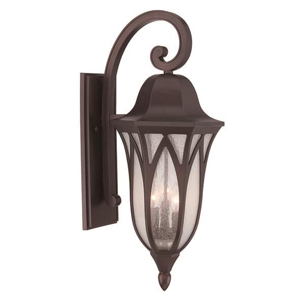 Milano 3-Light Architectural Bronze Wall Sconce 