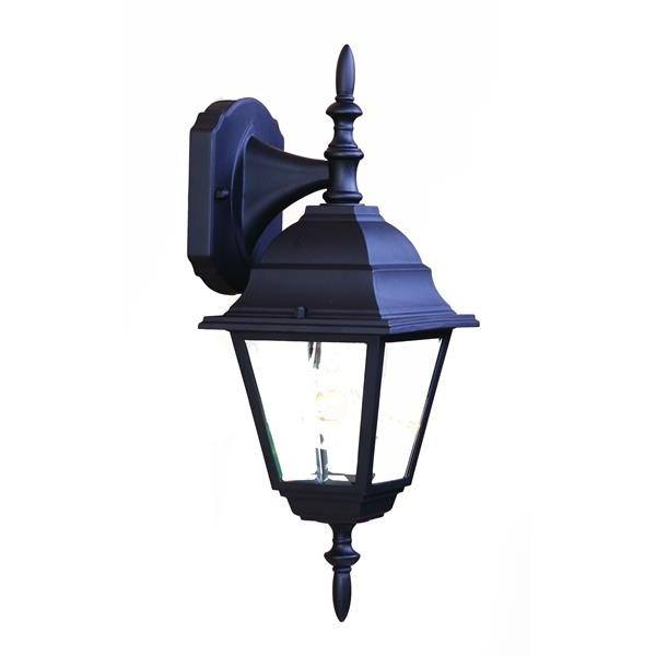 Builders Choice One Light Wall Sconce - Matte Black 