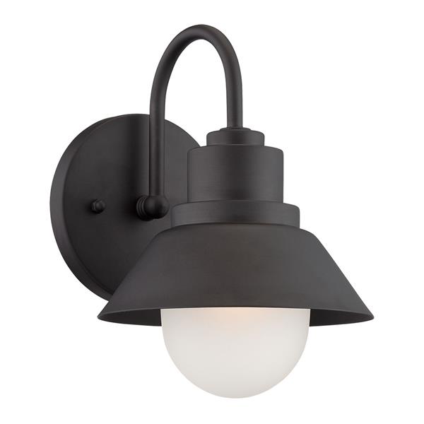 Astro One Light Matte Black Wall Sconce 