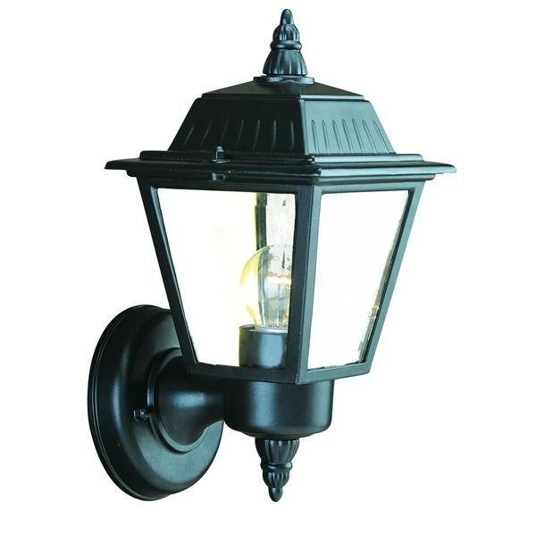 Builders Choice One Light Matte Black Wall Sconce 