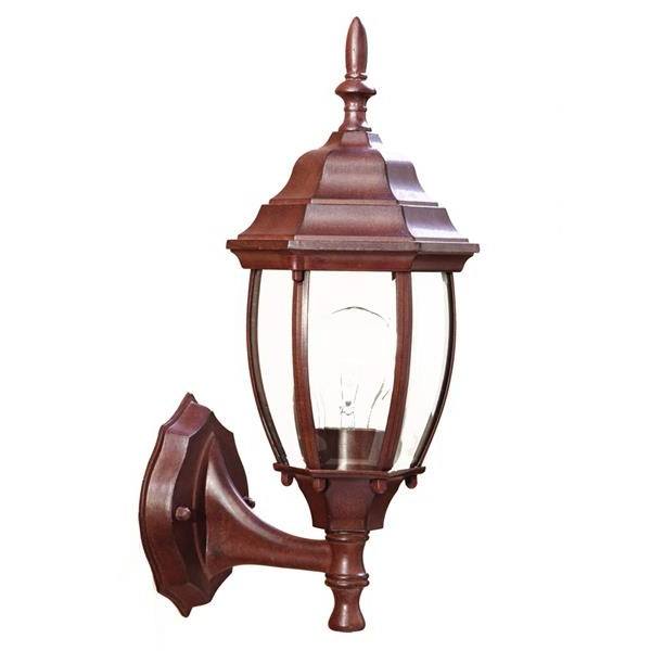 Wexford One Light Burled Walnut Finished Wall Sconce 