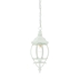 Chateau One Light Textured White Hanging Light
