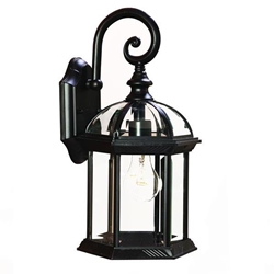 Dover One Light Matte Black Finished Wall Sconce 