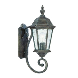 Telfair Traditional Style Black Coral Wall Sconce 