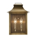 Manchester Two Light Aged Brass Pocket Wall Sconce - ACC1511