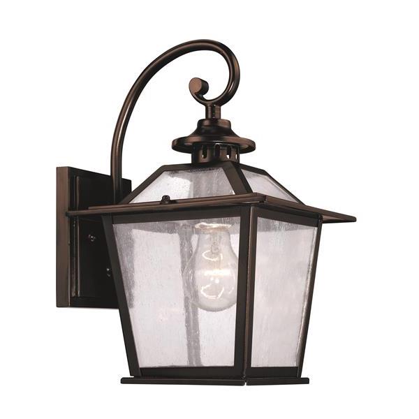 Salem One Light Architectural Bronze Wall Sconce 