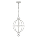 Callie One Light Country White Pendant - ACC1635