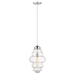 Ballina One Light Mini-Pendant with Abstract Glass Shapes - ACC1778