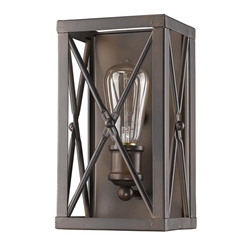 Brooklyn One Light Oil-Rubbed Bronze Sconce 