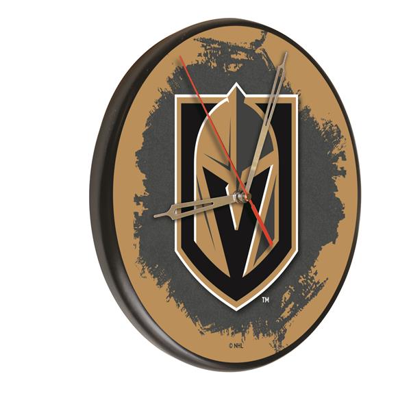 Vegas Golden Knights 13-Inch Solid Wood Clock 