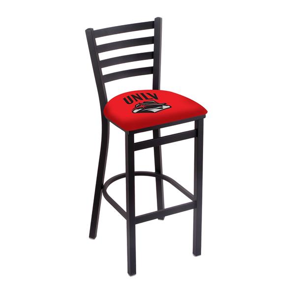 L004 UNLV 30-Inch Stationary Bar Stool with Black Wrinkle Finish 