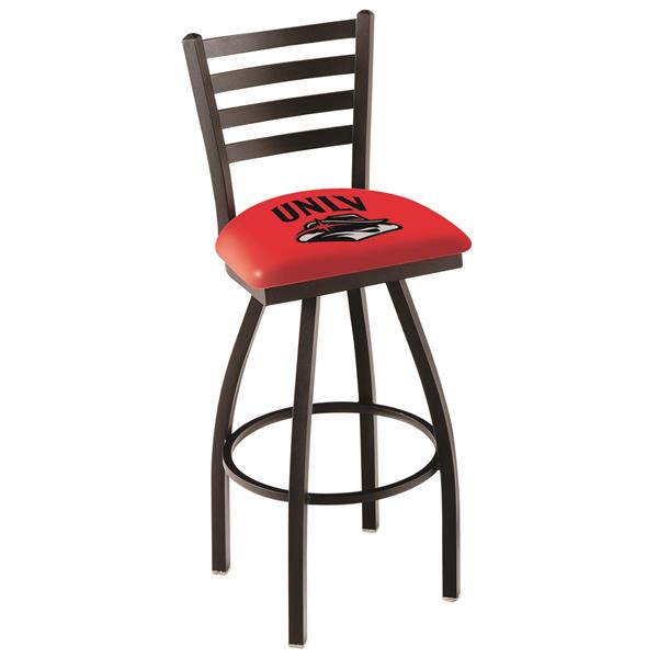 L014 UNLV 25-Inch Swivel Counter Stool with Black Wrinkle Finish 