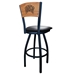 L038 UNLV 30-Inch Swivel Bar Stool with Black Wrinkle with Laser Engraved Back - HBS11292
