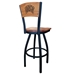L038 UNLV 25-Inch Swivel Counter Stool with Solida Maple Seat with Laser Engraved Back - HBS11294