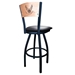 L038 U.S. Air Force 25-Inch Swivel Counter Stool with Black Wrinkle with Laser Engraved Back - HBS11327