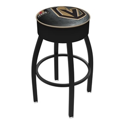 L8B1-03 Vegas Golden Knights 25-Inch Swivel Counter Stool with Black Wrinkle Finish 