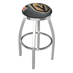 L8C2C-03 Vegas Golden Knights 25-Inch Swivel Counter Stool with Chrome Finish 