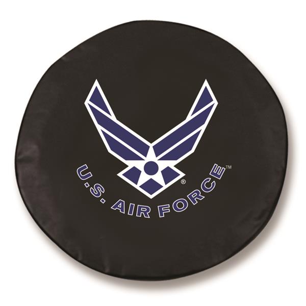 U.S. Air Force Tire Cover - Size E10 - 30" x 10" Black Vinyl 