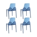 Lagoon Papillon Dining Chairs Set of 4 - Pale Blue - LAG1063