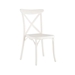 Toppy Stackable X Dining Chair Set of 2 - White - LAG1069