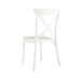 Toppy Stackable X Dining Chair Set of 2 - White - LAG1069