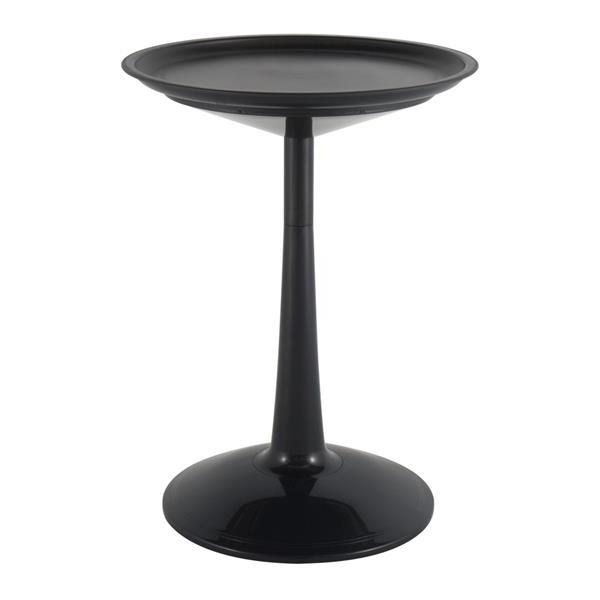 Lagoon Sprout Round Side Table - Black 