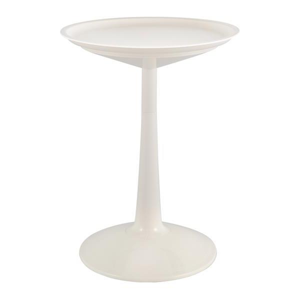 Lagoon Sprout Round Side Table - White 