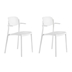 Lagoon Brazo Dining Chair Set of 2 - White