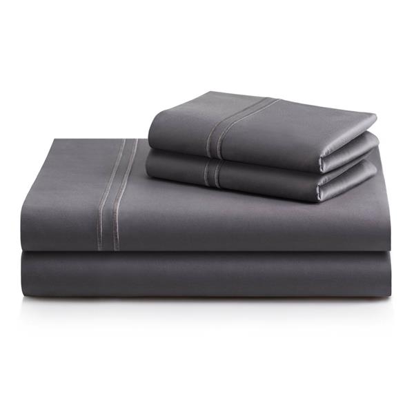 Supima Cotton Sheets Queen Charcoal 