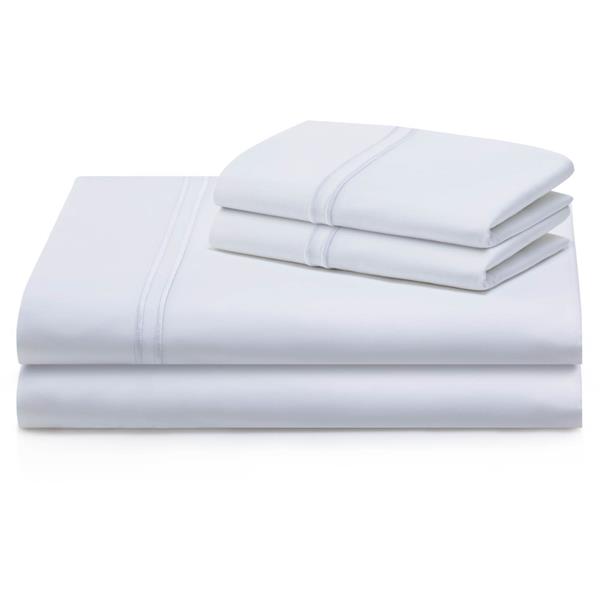 Supima Cotton Sheets Queen White 