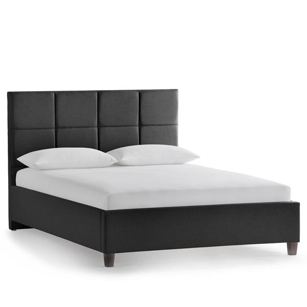 Scoresby Designer Bed Full Charcoal 