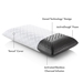 Zoned ActiveDough Pillow and Bamboo Charcoal King - MAL2161